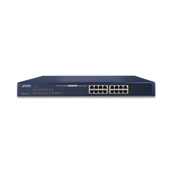 Switch 16-port 10/100Mbps PoE PLANET FNSW-1600P