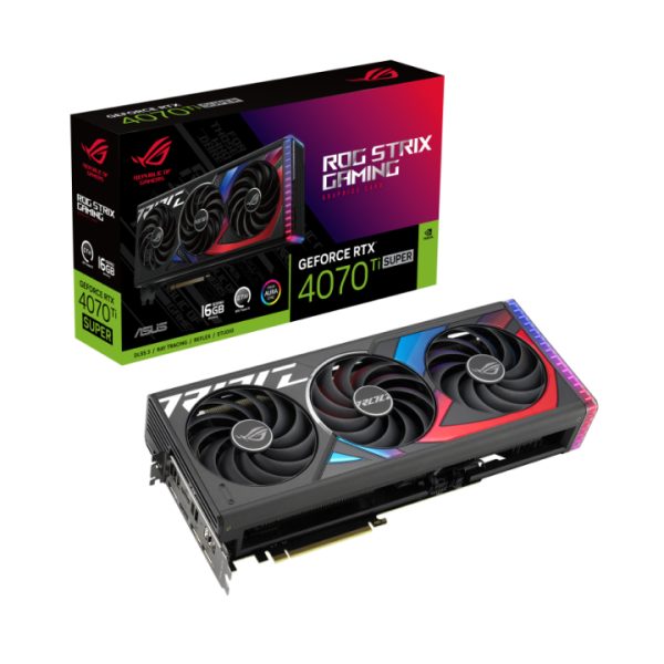 Card màn hình Asus ROG Strix GeForce RTX 4070 Ti SUPER 16GB GDDR6X (ROG-STRIX-RTX4070TIS-16G-GAMING)