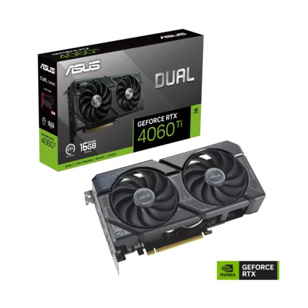 Card màn hình ASUS Dual GeForce RTX™ 4060 Ti 16GB GDDR6  (DUAL-RTX4060TI-16G)