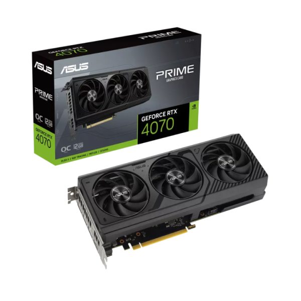 Card màn hình ASUS PRIME GeForce RTX 4070 12GB GDDR6X OC Edition (PRIME-RTX4070-O12G)