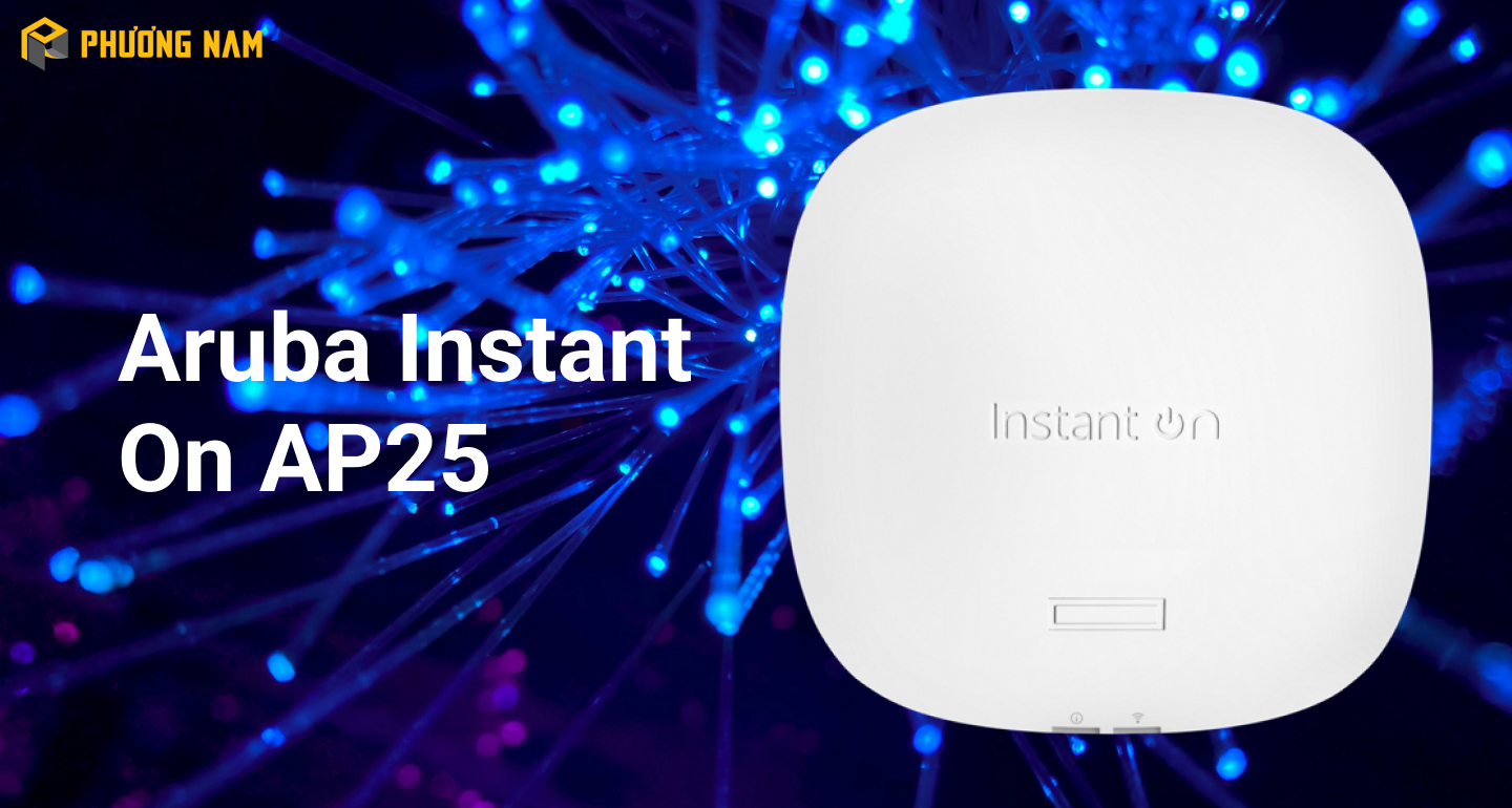 Access Point - Bộ phát Wi-Fi 6 Aruba Instant On AP25 R9B28A