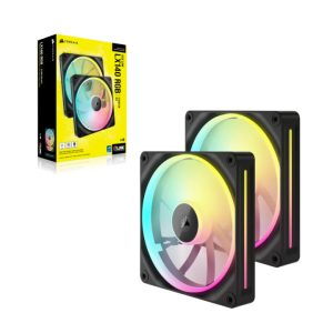 Bộ 2 quạt máy tính 140mm Corsair iCUE Link LX140 RGB CO-9051028-WW