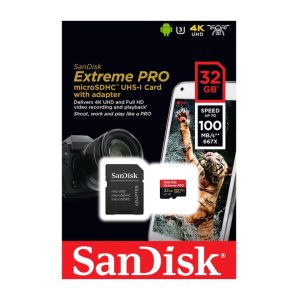 Thẻ nhớ MicroSDHC 32GB SanDisk Extreme Pro SDSQXCG-032G-GN6MA