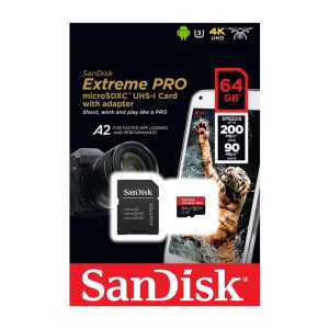 Thẻ nhớ MicroSDXC 64GB SanDisk Extreme Pro SDSQXCU-064G-GN6MA