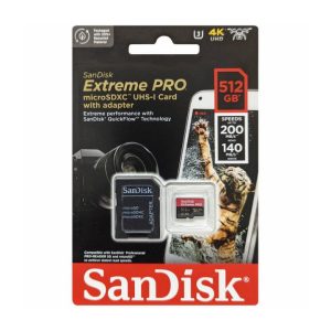 Thẻ nhớ MicroSDXC 512GB SanDisk Extreme Pro SDSQXCD-512G-GN6MA