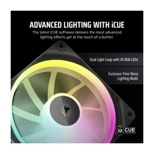 Bộ 2 quạt máy tính 140mm Corsair iCUE Link LX140 RGB CO-9051028-WW