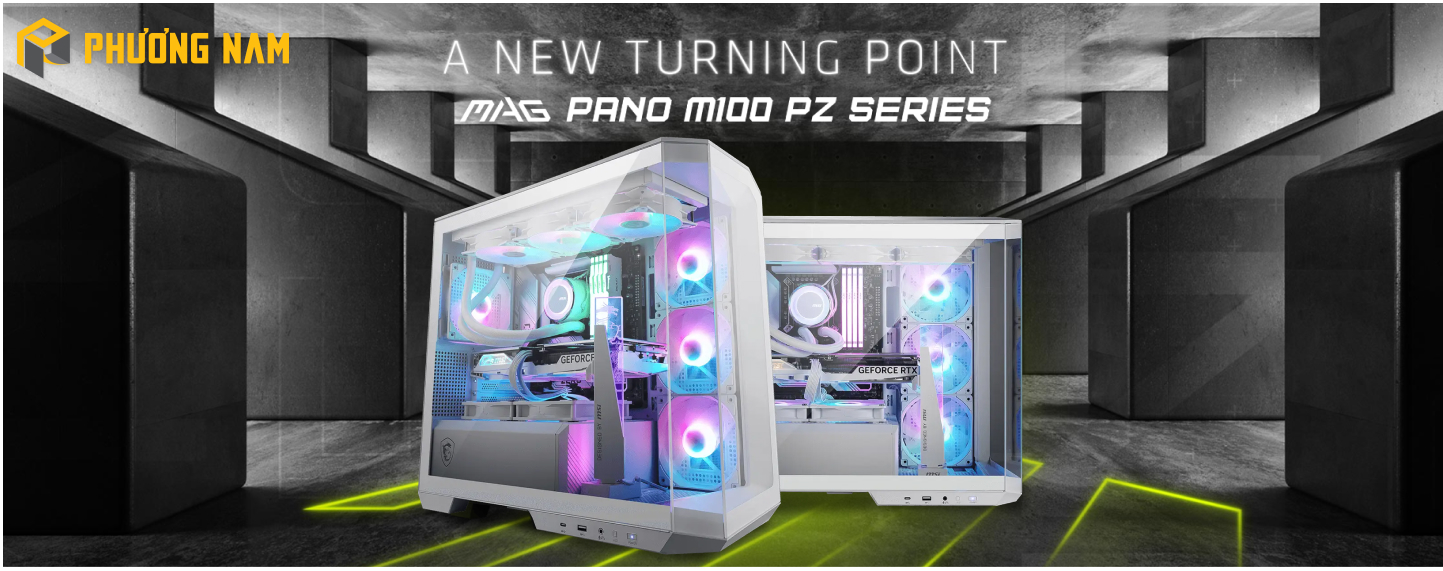 Case MSI MAG PANO M100R PZ WHITE