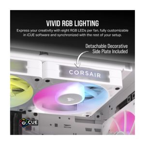 Bộ 3 quạt máy tính 120mm Corsair iCUE Link RX120 RGB CO-9051022-WW