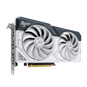 Card màn hình Asus Dual GeForce RTX 4060 White Edition 8GB GDDR6 (DUAL-RTX4060-8G-WHITE)