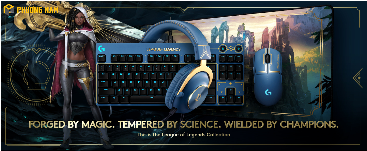 Tai nghe Gaming Logitech PRO X - LoL WAVE2 981-001107