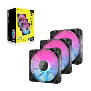 Bộ 3 quạt máy tính 120mm Corsair iCUE Link RX120 RGB CO-9051018-WW