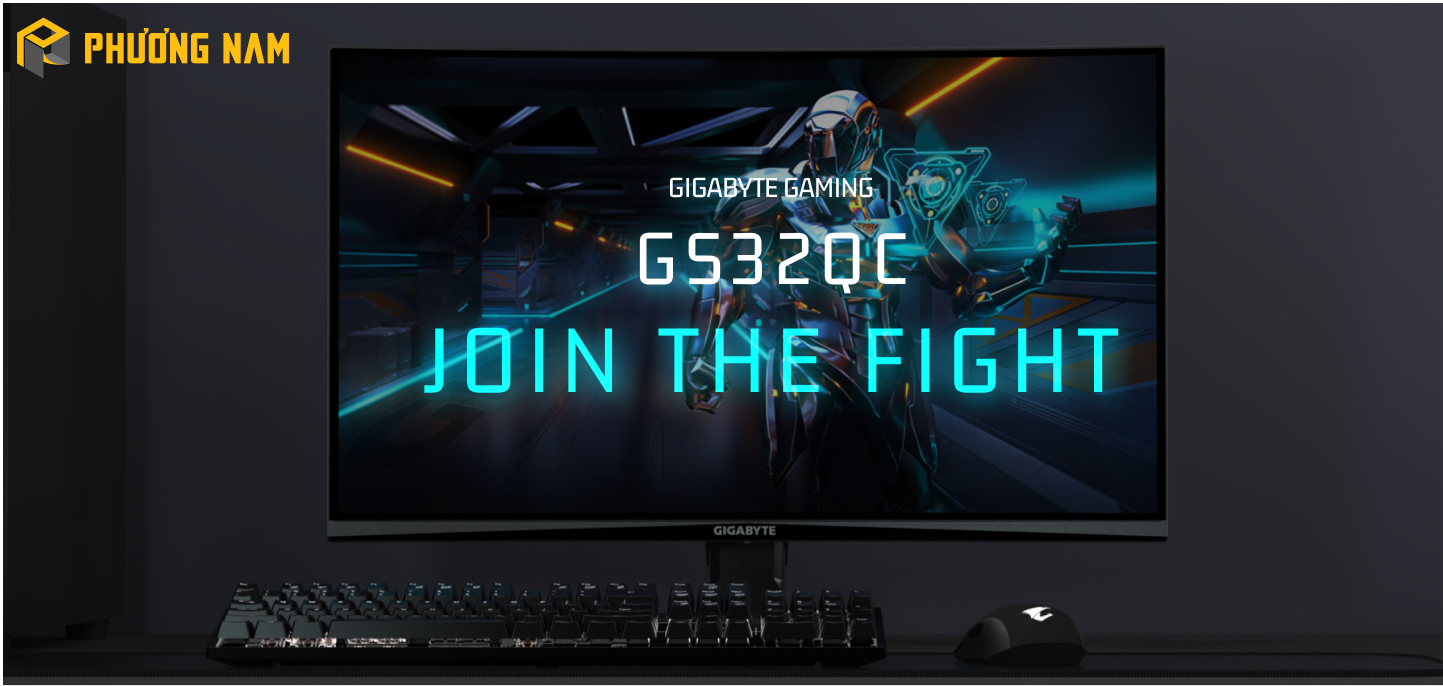 Màn hình cong gaming GIGABYTE GS32QC 31.5″ 2K VA 170Hz 1ms