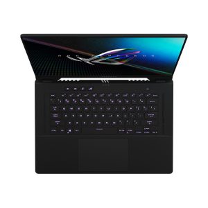 Laptop Asus ROG Zephyrus M16 GU603ZX-K8025W (i9-12900H, 32GB, 2TB SSD, RTX3080Ti 16GB, 16" WQXGA, Win11, Đen, Balô, Chuột)