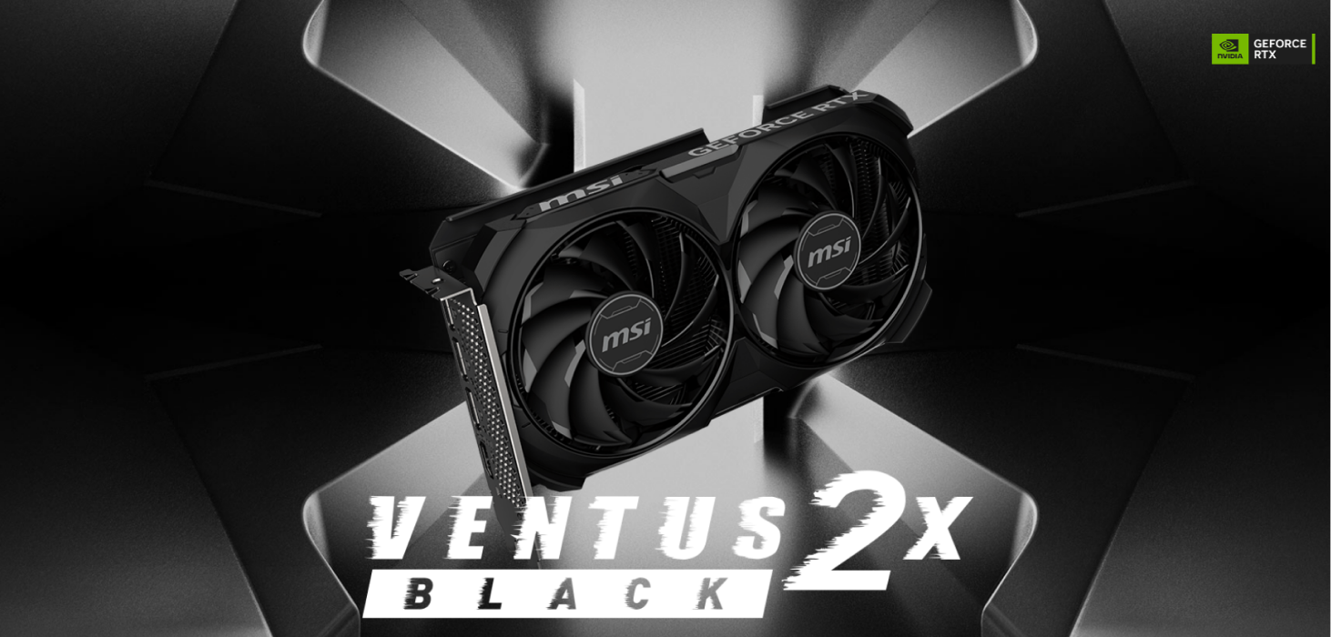 Card màn hình MSI GeForce RTX 4060 Ti 8G VENTUS 2X BLACK E1 OC