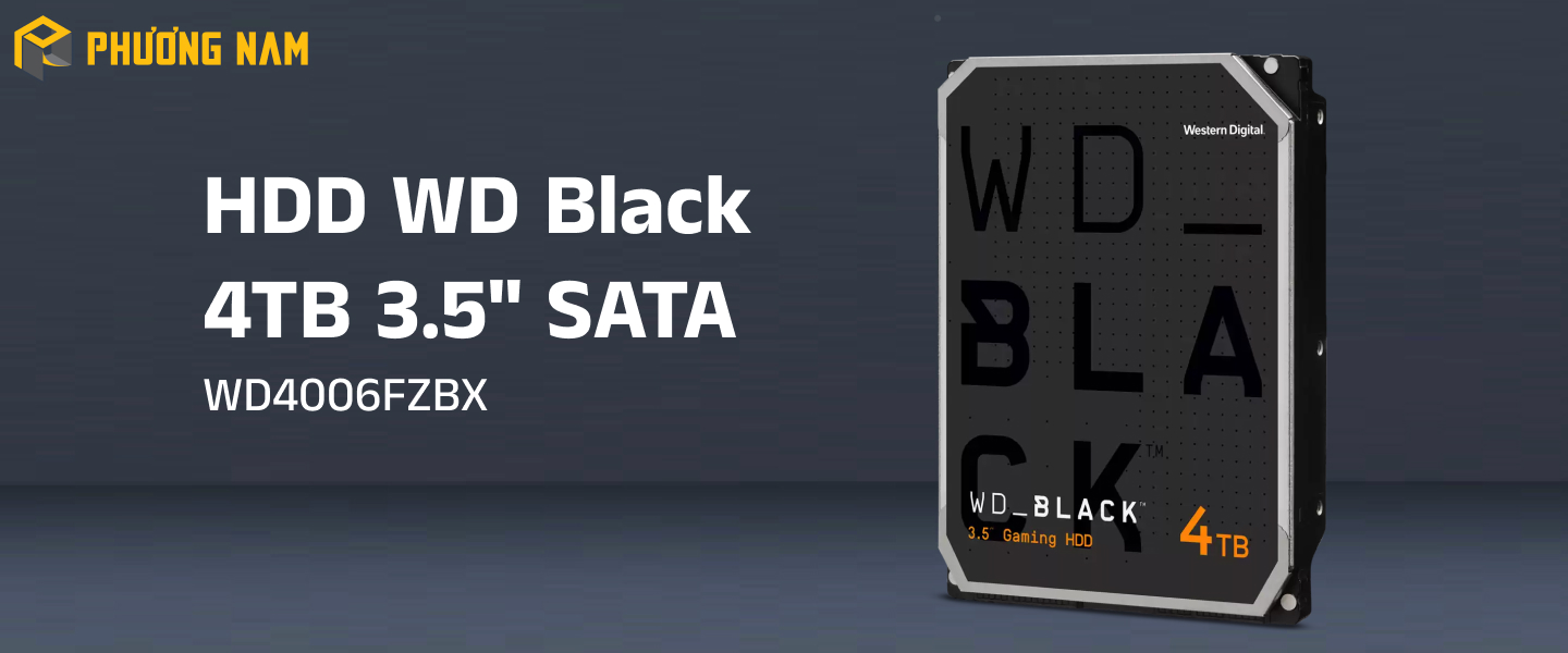 Ổ cứng HDD WD Black WD4006FZBX 4TB 3.5" SATA