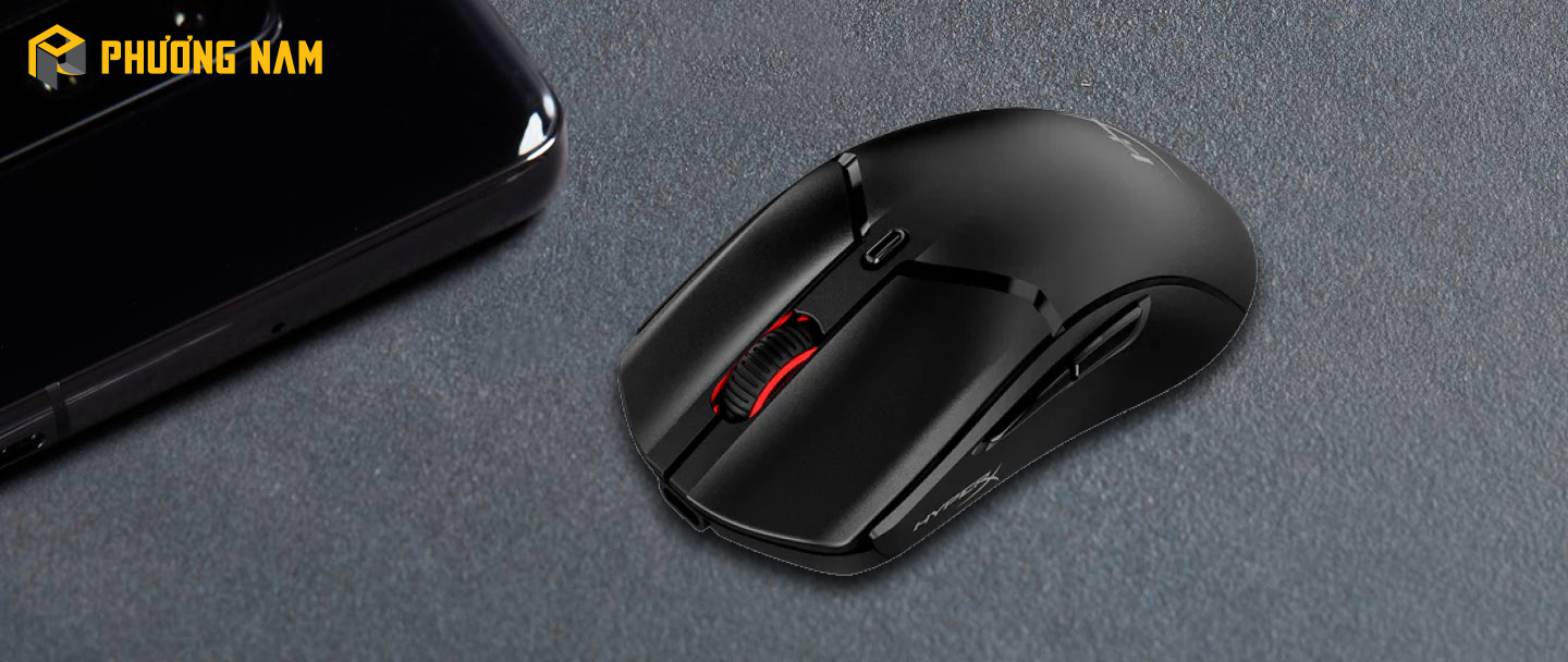 Chuột Gaming không dây HyperX Pulsefire Haste 2 (Đen/Trắng)