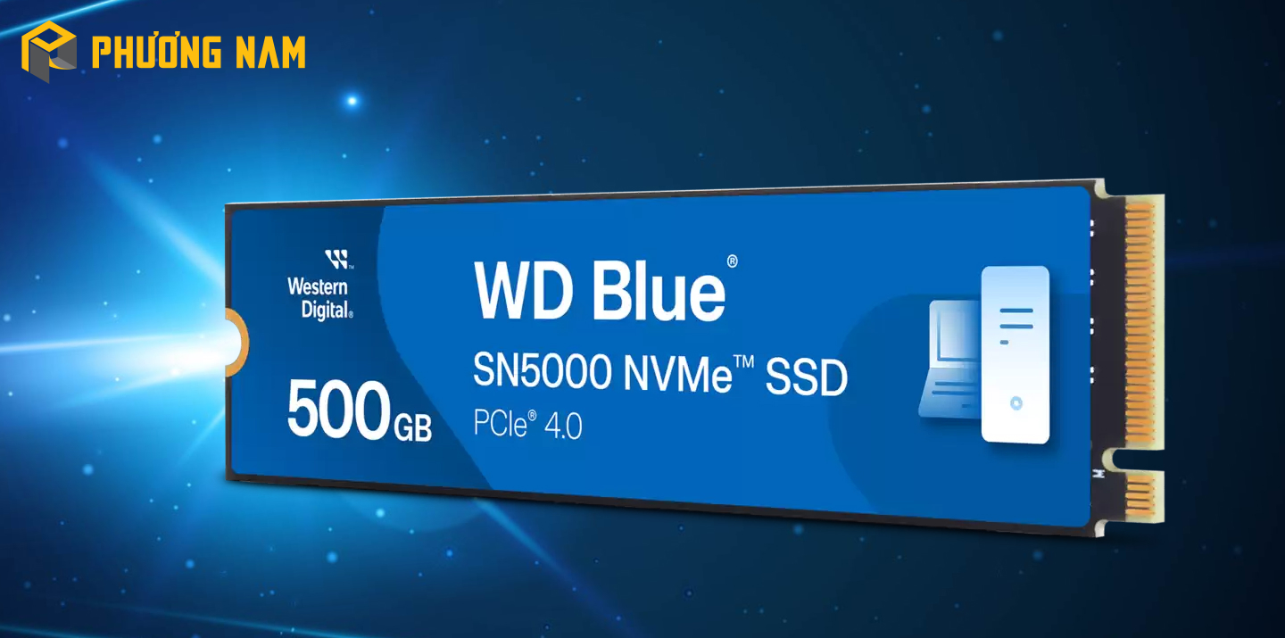 SSD WD Blue 500GB SN5000 NVMe WDS500G4B0E