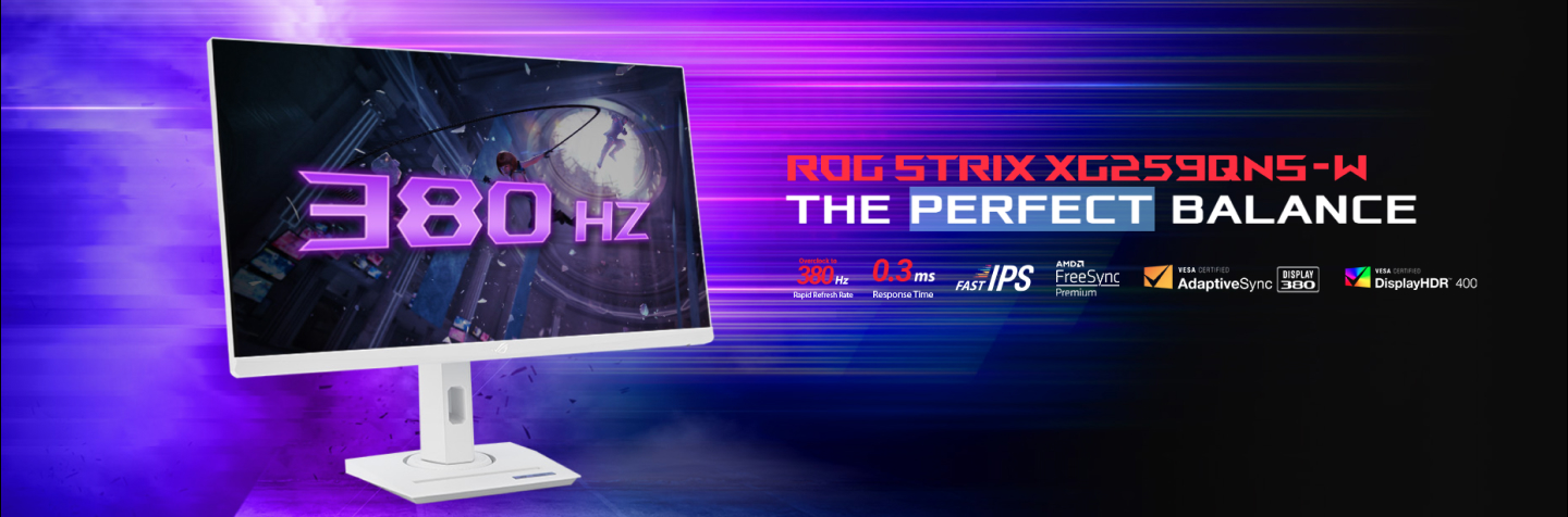 Màn hình Asus ROG Strix XG259QNS-W 25″ FHD IPS 380Hz