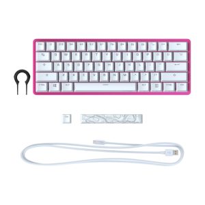 Bàn phím cơ HyperX Alloy Origins 60 Pink 572Y6AA#ABA