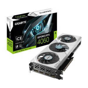 Card màn hình GIGABYTE GeForce RTX 4060 EAGLE OC ICE 8G (GV-N4060EAGLEOC ICE-8GD)