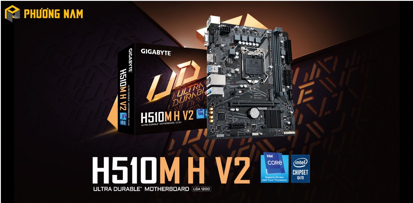 Mainboard GIGABYTE H510M H V2 2.0 BULK (Intel) Mainboard GIGABYTE H510M H V2 2.0 BULK (Intel)