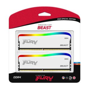 Ram PC Kingston Fury Beast RGB SE KF436C17BWAK2/16 16GB (2x8GB) DDR4 3600MHz