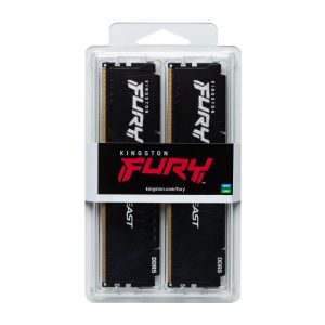 Ram PC Kingston Fury Beast Black KF548C38BBK2-32 32GB (2x16GB) DDR5 4800MHz