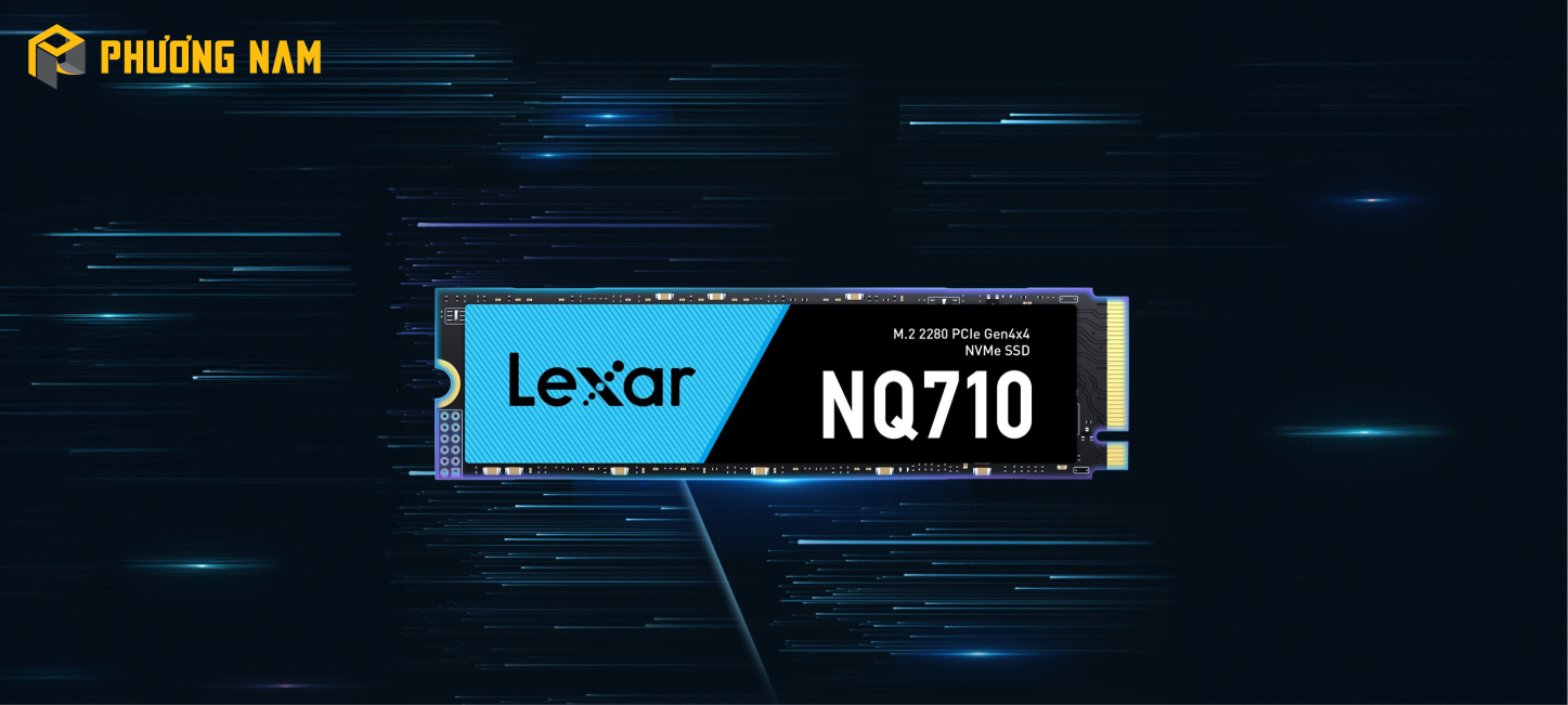 Ổ cứng SSD Lexar NQ710 500GB M2 NVMe PCIe Gen4x4 LNQ710X500G-RNNNG