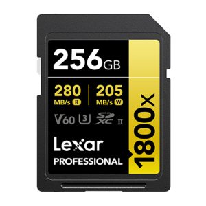 Thẻ nhớ SDXC 256GB Lexar Professional 1800x LSD1800256G-BNNNG