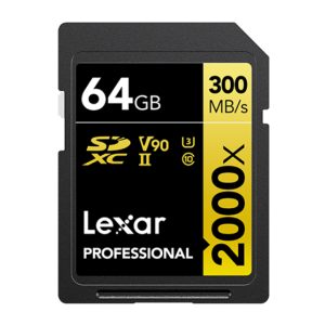 Thẻ nhớ SDXC 64GB Lexar Professional 2000x LSD2000064G-BNNNG