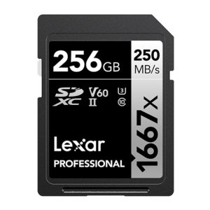 Thẻ nhớ SDXC 256GB Lexar Professional 1667x LSD256CB1667