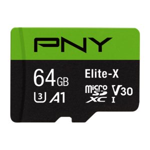 Thẻ nhớ MicroSDXC 64GB PNY Elite-X Class 10 UHS-I U30 P-SDU64GU3100EX-GE