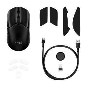 Chuột Gaming không dây HyperX Pulsefire Haste 2 (Đen/Trắng)