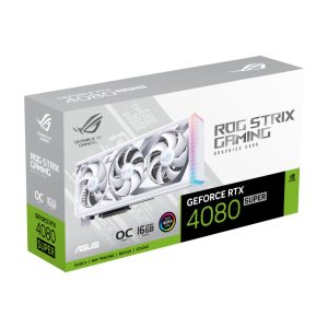 Card màn hình Asus ROG Strix GeForce RTX 4080 SUPER 16GB GDDR6X White OC Edition (ROG-STRIX-RTX4080S-O16G-WHITE)