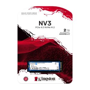 SSD Kingston NV3 2TB M2 NVMe PCIe Gen4x4 SNV3S/2000G