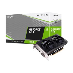 Card màn hình PNY GeForce GTX 1650 4GB VERTO GDDR6 Dual Fan (VCG16514D6DFXPB1)