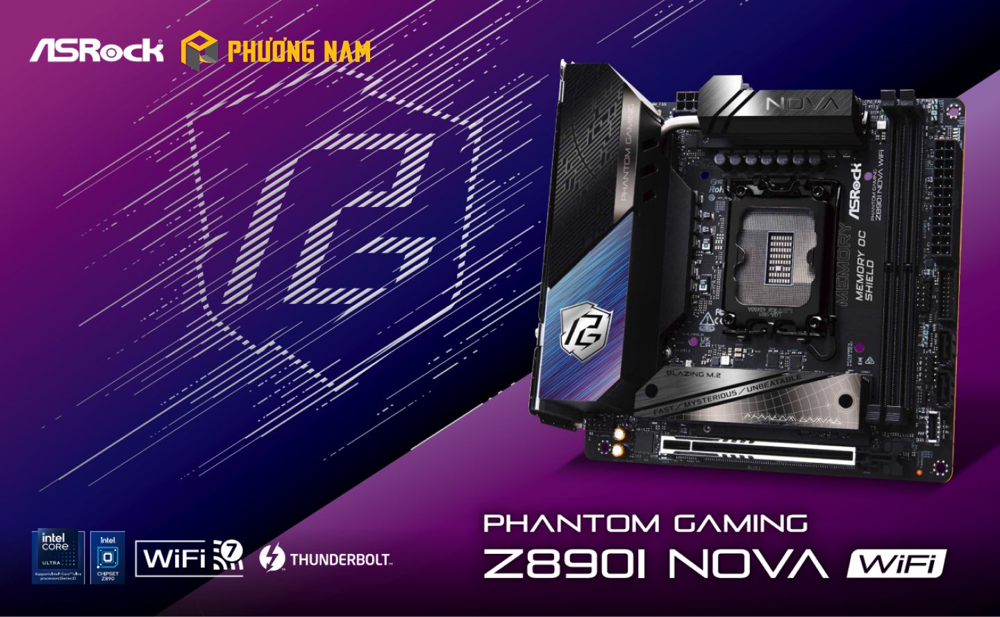 Mainboard ASRock Z890I Nova WiFi (Intel) Mainboard ASRock Z890I Nova WiFi (Intel)