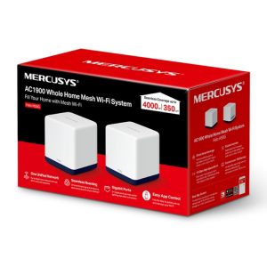 Router WIFI Mercusys Halo H50G Hệ Thống Wi-Fi Mesh Cho Gia Đình AC1900 (2 Pack)