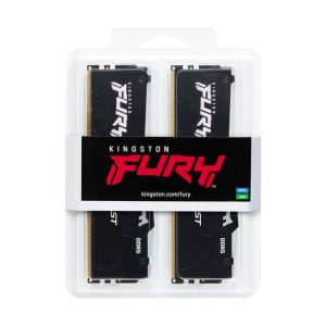 Ram PC Kingston Fury Beast Black RGB KF560C40BBAK2-64 64GB (2x32GB) DDR5 6000MHz