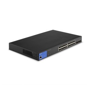 Managed Gigabit Switch Linksys LGS328MPC-EU (24 cổng 1G PoE RJ45 + 4 cổng quang 10Gb SFP)