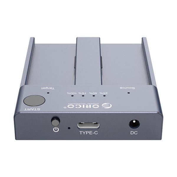 BOX ổ cứng 2 Khe Cắm SSD ORICO M2P2-C3-C-GY NVME M.2 Tốc độ 10Gbps