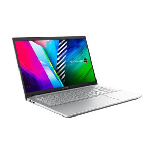 Laptop Asus Vivobook Pro M3500QC-L1327W (R7-5800H, 16GB on board, 512GB PCIe, RTX 3050 4GB, 15.6" OLED FHD, Win11, TRANSPARENT SILVER, 63WHrs)
