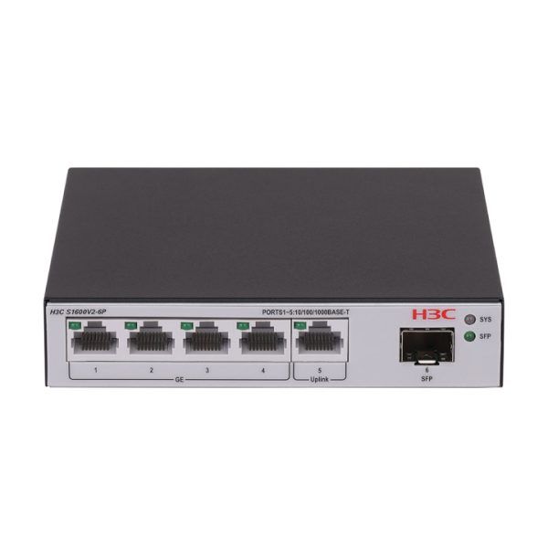 Managed Switch H3C S1600V2-6P (1)