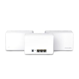 Router WIFI Mercusys Halo H80X Hệ Thống Mesh WiFi 6 AX3000 Cho Gia Đình (3 Pack)