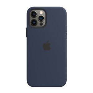 Ốp lưng Apple iPhone 1212 Pro Silicone Case with MagSafe Xanh Navy (MHL43ZAA (3)