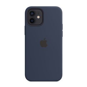 Ốp lưng Apple iPhone 1212 Pro Silicone Case with MagSafe Xanh Navy (MHL43ZAA (9)