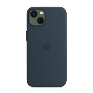 Ốp lưng Apple iPhone 13 Silicone Case with MagSafe Xanh Biển Đậm (MM293FEA) (1)
