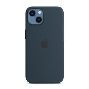 Ốp lưng Apple iPhone 13 Silicone Case with MagSafe Xanh Biển Đậm (MM293FEA) (2)