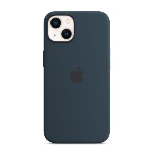 Ốp lưng Apple iPhone 13 Silicone Case with MagSafe Xanh Biển Đậm (MM293FEA) (4)