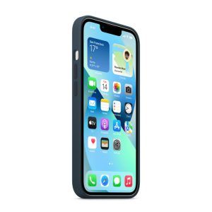 Ốp lưng Apple iPhone 13 Silicone Case with MagSafe Xanh Biển Đậm (MM293FEA) (5)